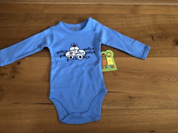 Body dlouhy rukav 0-3m modre