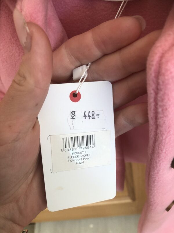 Kabát růžový s kapuci s oušky 68/80 - Image 3