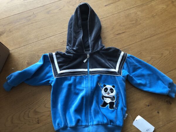 Mikina modra panda 98