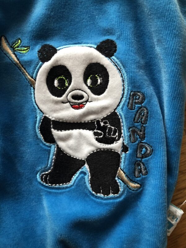 Mikina modra panda 98 - Image 4