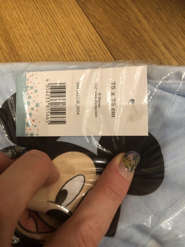 Osuška / ručník mickey mouse modry