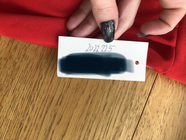Elasticke cervene kalhoty XXS - Image 3